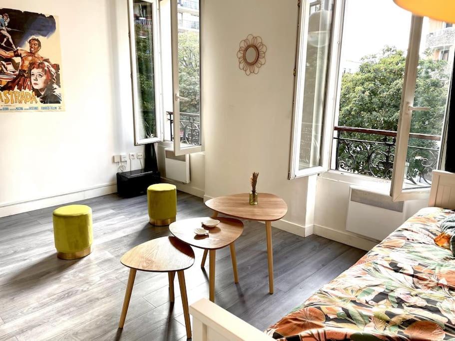 Charming Bright Sunny Studio Near Canal St Martin París Exterior foto