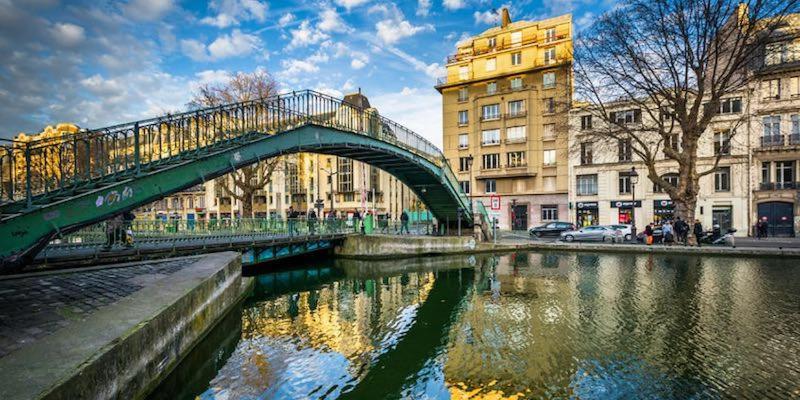 Charming Bright Sunny Studio Near Canal St Martin París Exterior foto